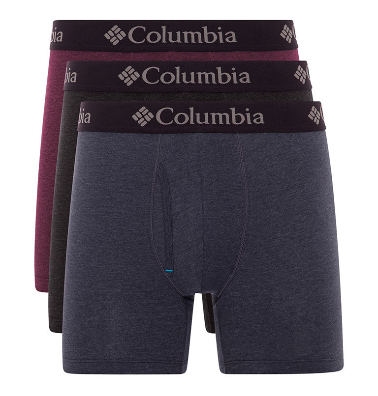 Men's Performance Stretch Solid Boxer Briefs (3 Pack)