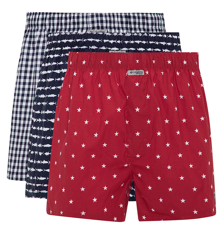 Men's Printed Woven Boxers