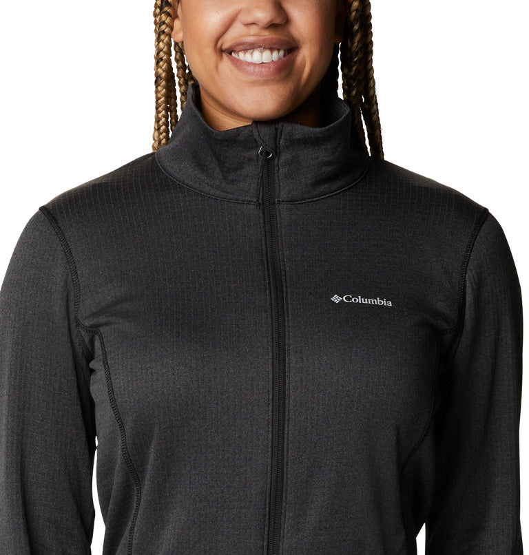 Women's Park View Grid Full Zip Fleece Jacket