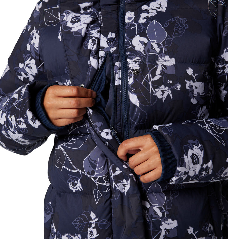 Women's Boundless Days Printed Long Down Jacket