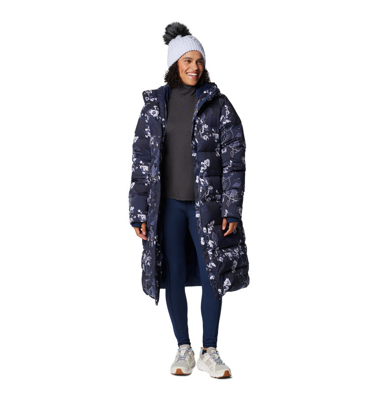 Women's Boundless Days Printed Long Down Jacket