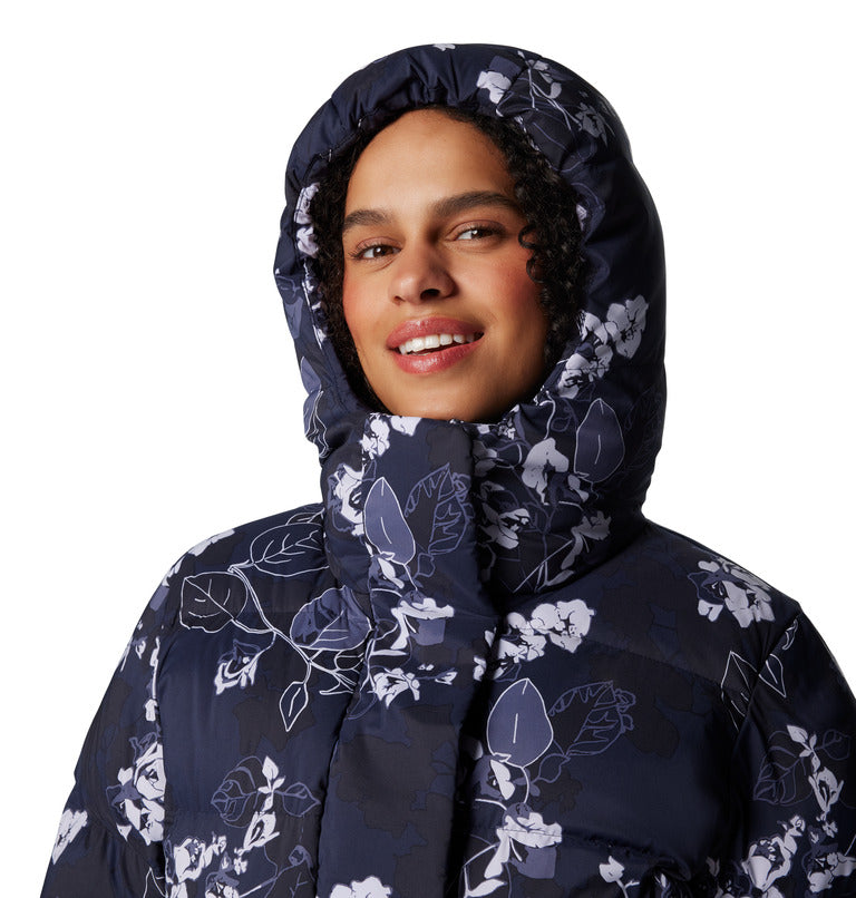 Women's Boundless Days Printed Long Down Jacket