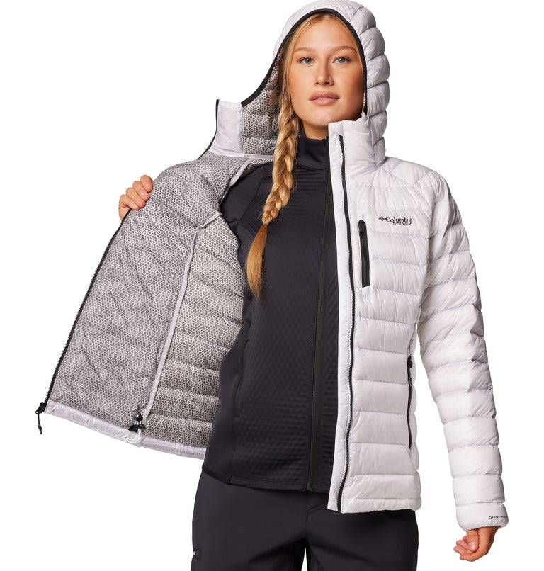 Women's Arctic Crest Down Hooded Jacket