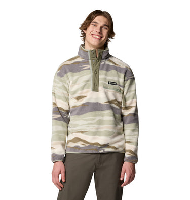 Helvetia II Printed Half Snap Printed Fleece Pullover