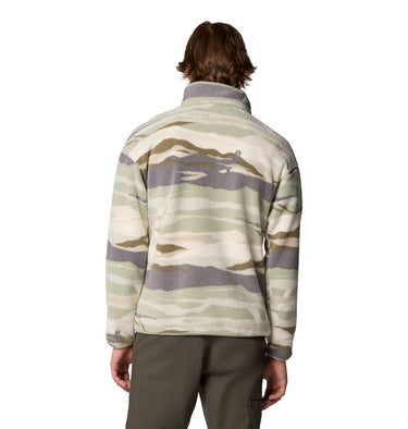Helvetia II Printed Half Snap Printed Fleece Pullover