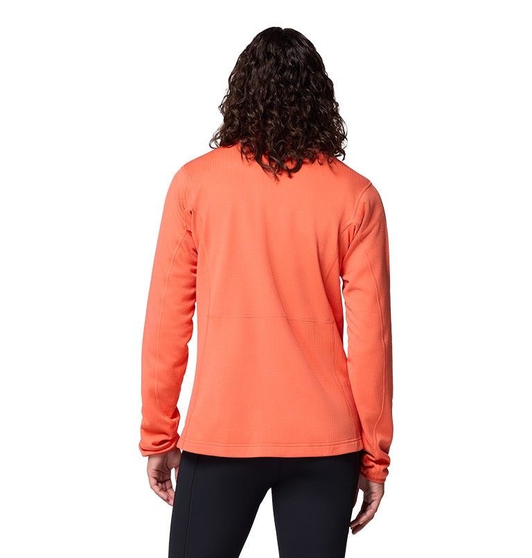 Women's Essential Hike Grid Fleece Half Zip Jacket