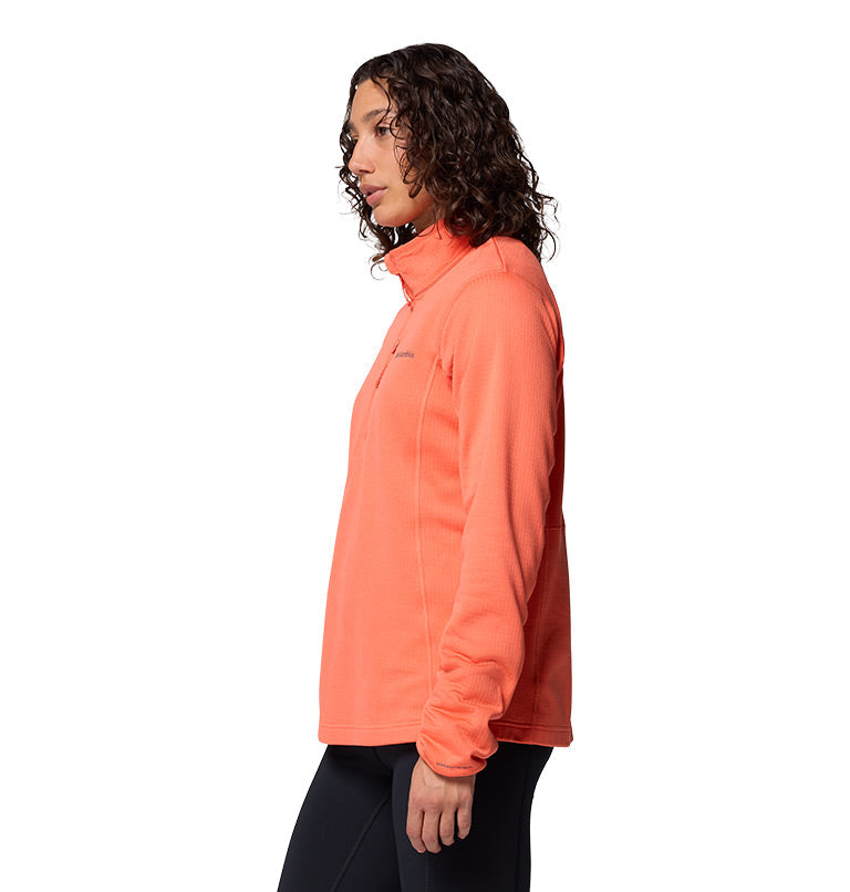 Women's Essential Hike Grid Fleece Half Zip Jacket