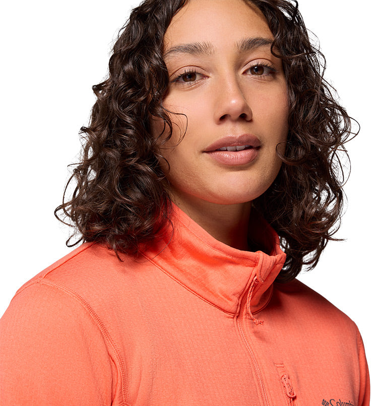 Women's Essential Hike Grid Fleece Half Zip Jacket