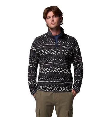 Men's Sweater Weather II Printed Half Zip Pullover