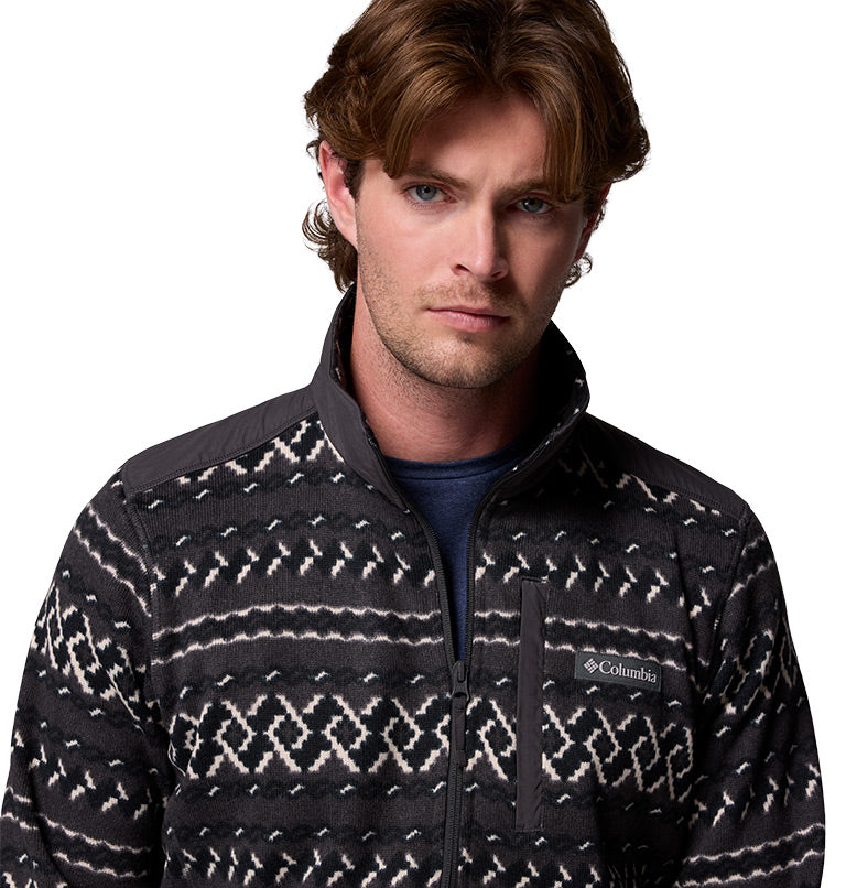 Men's Sweater Weather II Printed Half Zip Pullover