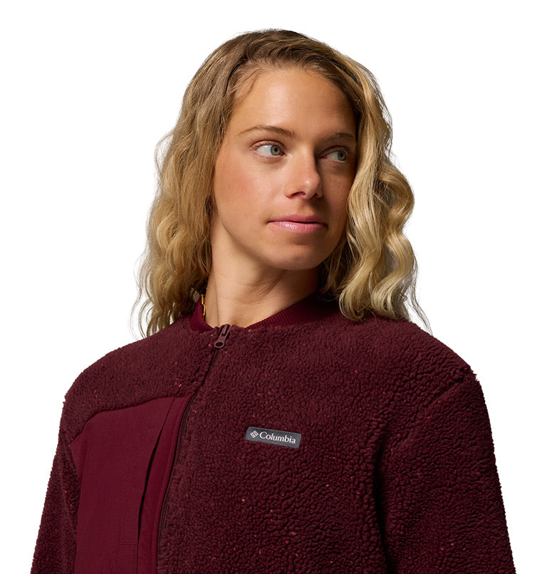 Women's Stellar Path Fleece Bomber Full Zip Jacket