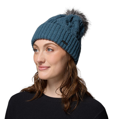 Women's Boundless Days Cable Knit Pom Beanie
