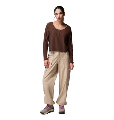 Women's Brea Falls Grid Henley Long Sleeve Shirt