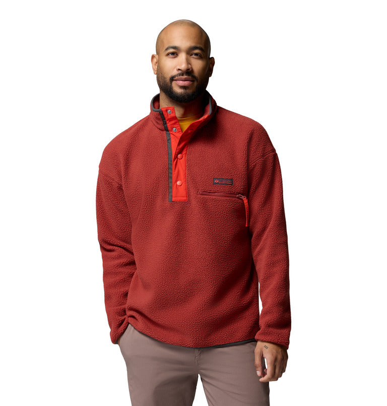 Men's Helvetia II Half Snap Fleece Pullover Sweatshirt